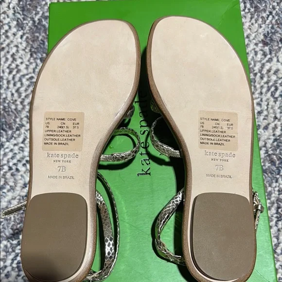Kate Spade Pale Gold Sandals - Picture 8 of 8